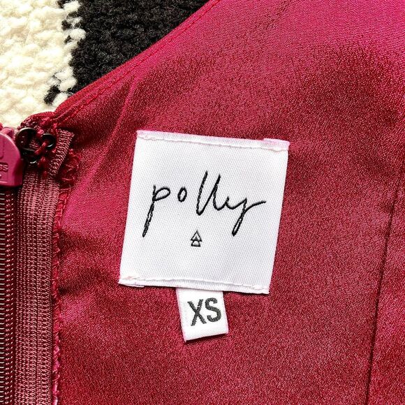 Princess Polly Red Ruffle Hem Dress XS - Picture 3 of 3